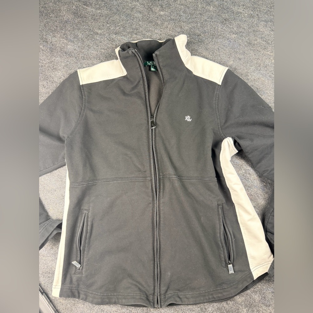 Women’s Black and White Ralph Lauren Jacket